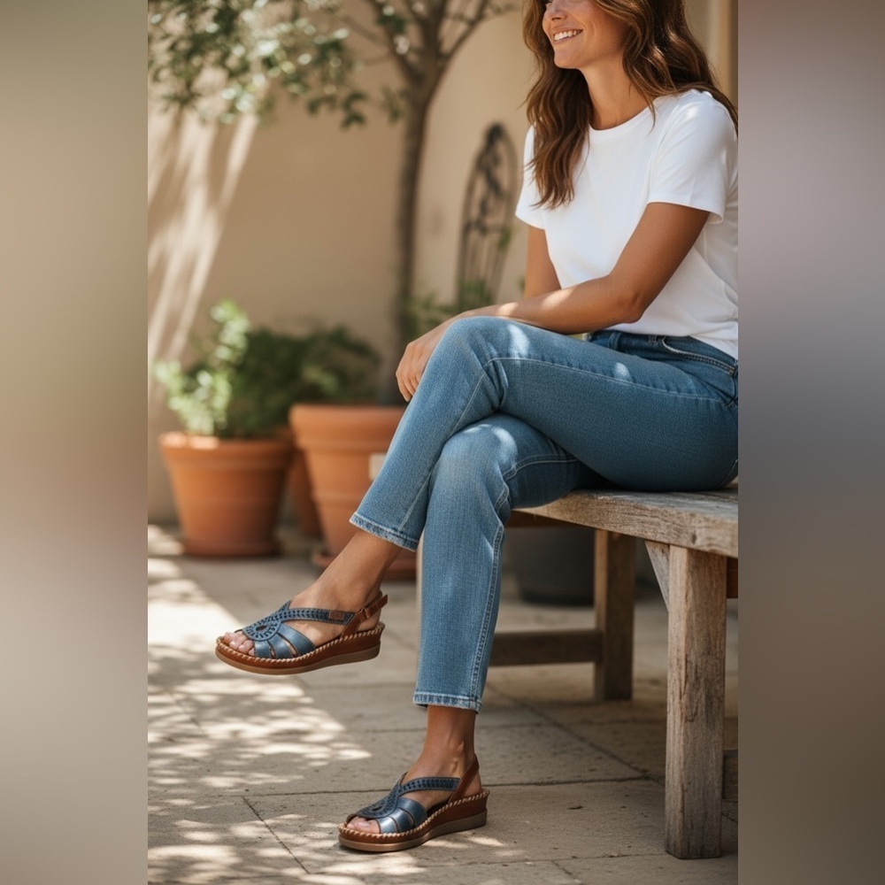 ✨ Pikolinos Women's Cadaques Sandal Sapphire -
W8K-0907C1-SAPPHIRE Size 7.5